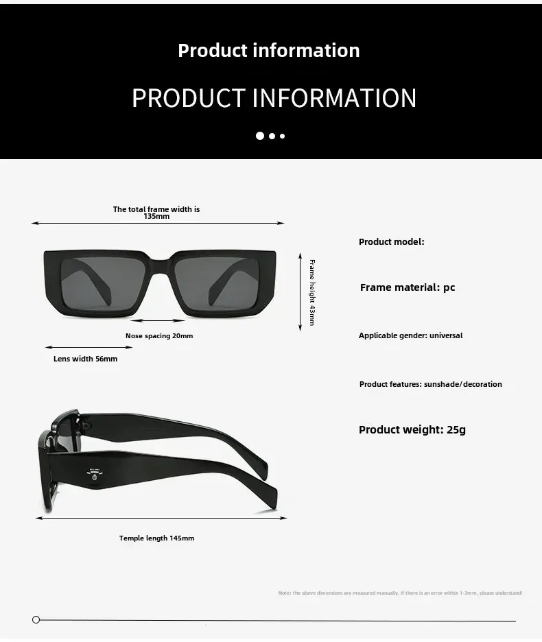 New Foreign Trade Hot Selling Fashion Small Frame Sunglasses Men's And Women's Fashion Street Rectangular Sunglasses display picture 1