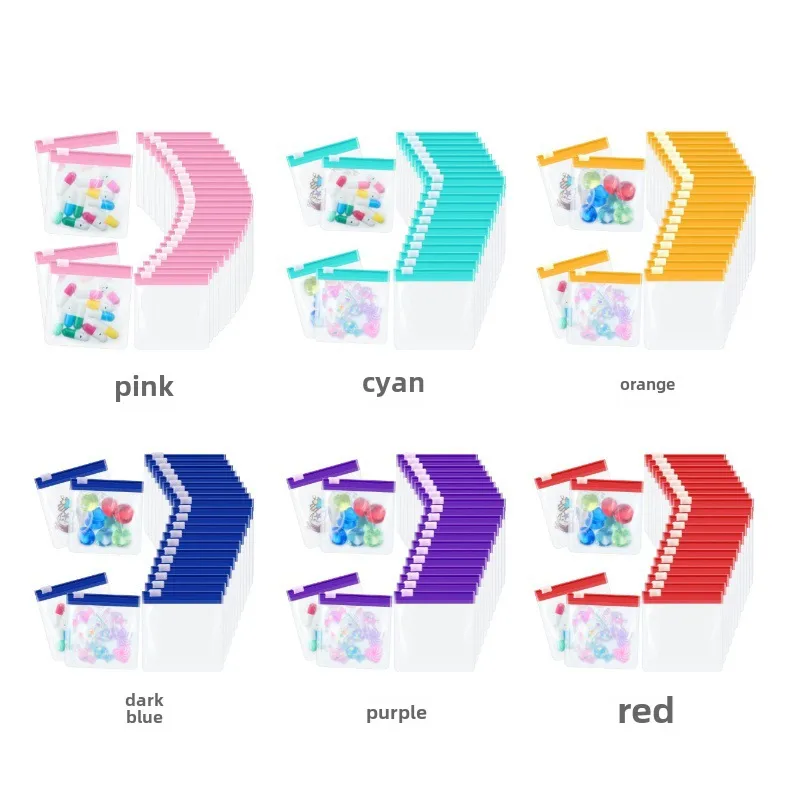 Color Eco-friendly Travel Eva Tablet Pack Pill Storage Bag Small Size Zipper Bag Jewelry Bag display picture 8