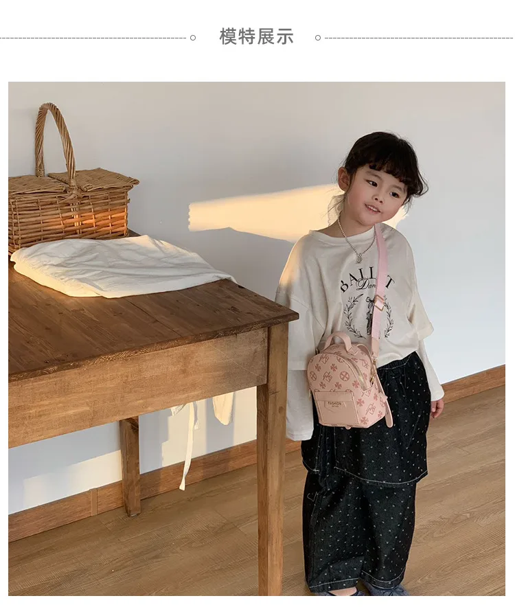 Children's Bag All-match Retro Fashionable Simple Portable Bucket Bag New Style Niche Wide Shoulder Strap Mini Crossbody Small Bag display picture 12