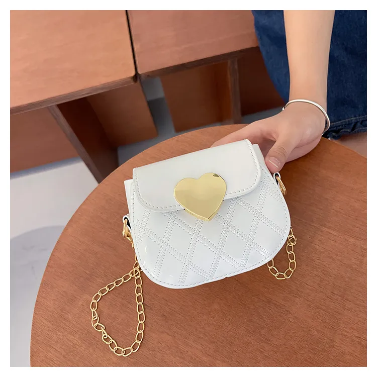 New Cartoon Children's Bag Mini Western Style Six-color Peach Heart Girl's Bag Cute Toddler Shoulder Bag display picture 8