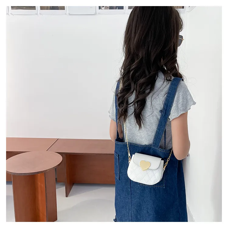 New Cartoon Children's Bag Mini Western Style Six-color Peach Heart Girl's Bag Cute Toddler Shoulder Bag display picture 10