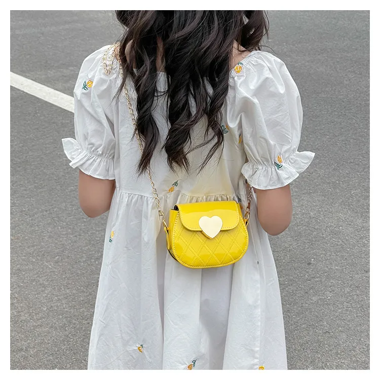 New Cartoon Children's Bag Mini Western Style Six-color Peach Heart Girl's Bag Cute Toddler Shoulder Bag display picture 12
