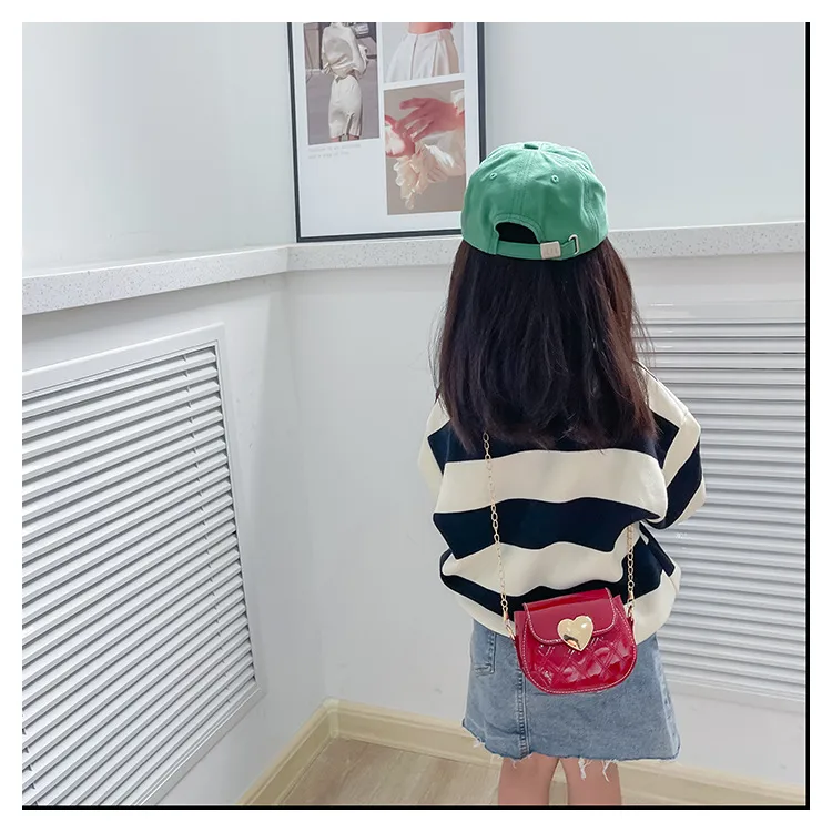 New Cartoon Children's Bag Mini Western Style Six-color Peach Heart Girl's Bag Cute Toddler Shoulder Bag display picture 13