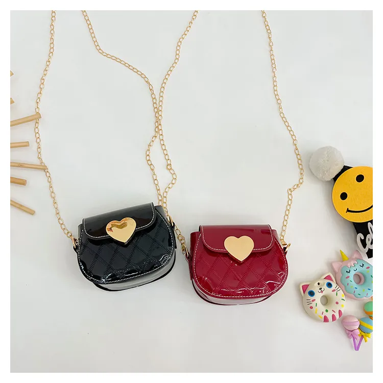 New Cartoon Children's Bag Mini Western Style Six-color Peach Heart Girl's Bag Cute Toddler Shoulder Bag display picture 17