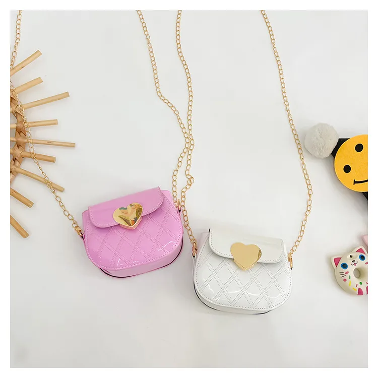 New Cartoon Children's Bag Mini Western Style Six-color Peach Heart Girl's Bag Cute Toddler Shoulder Bag display picture 19