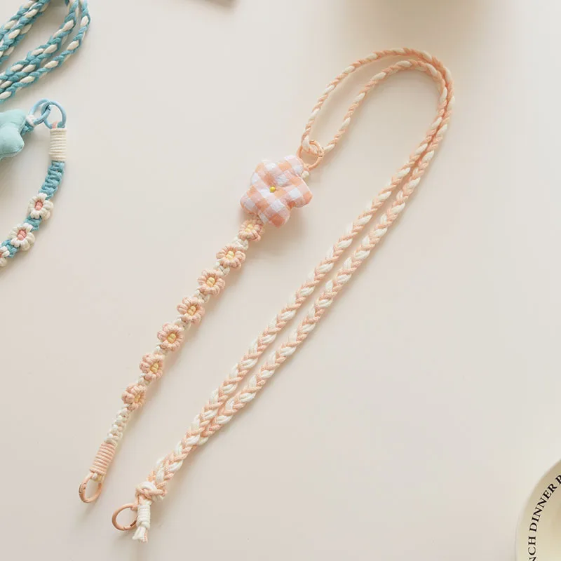 Hot Sale Small Daisy Flower Mobile Phone Pendant Bohemian Holiday Style Mobile Phone Hanging Chain Wrist Band display picture 13
