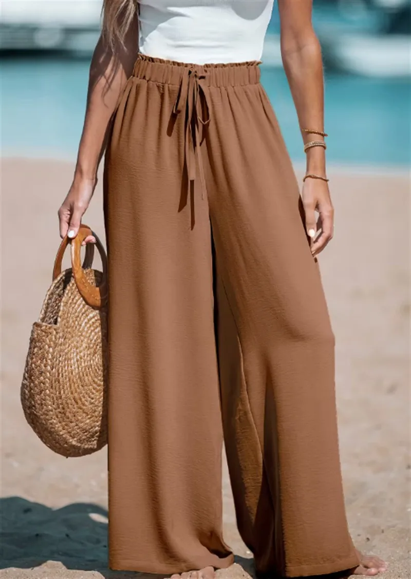 Women's Four Seasons Pants   Casual Comfortable  Wide Leg Loose Casual Fashion Pants display picture 1