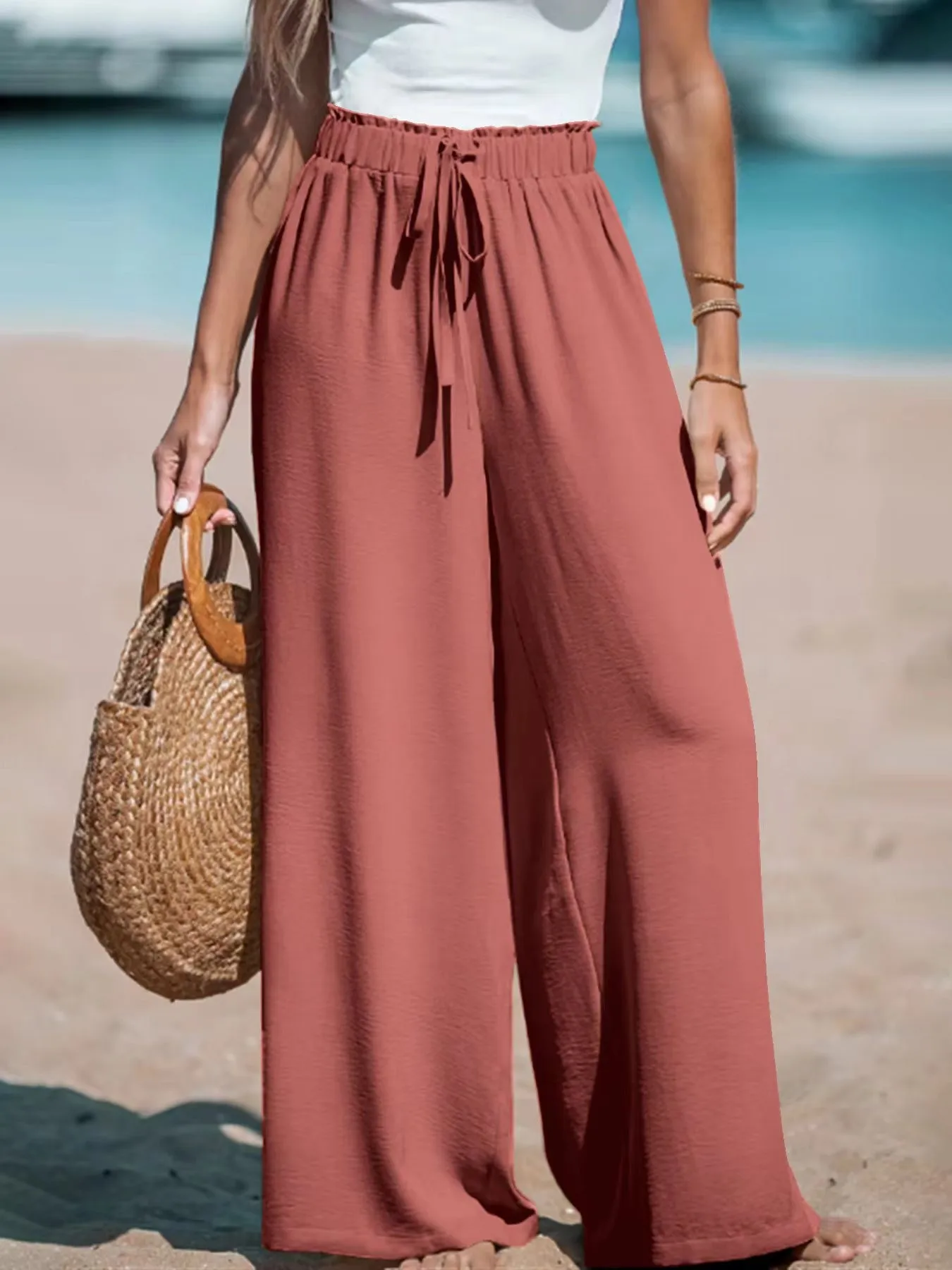 Women's Four Seasons Pants   Casual Comfortable  Wide Leg Loose Casual Fashion Pants display picture 4