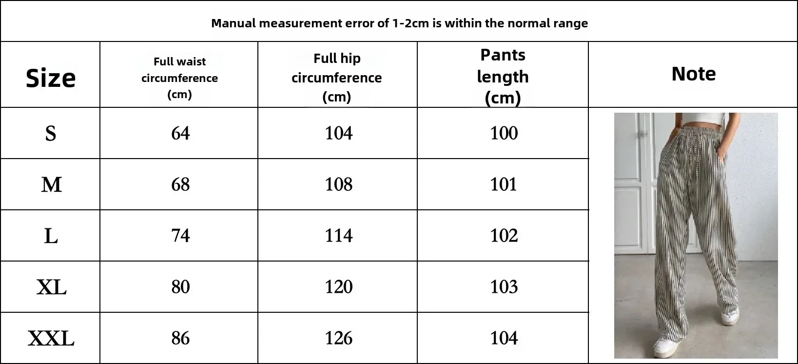 Europe And The United States  Foreign Trade Women's Clothing Explosions Independent Station    Striped Casual Pants Straight Pants display picture 4