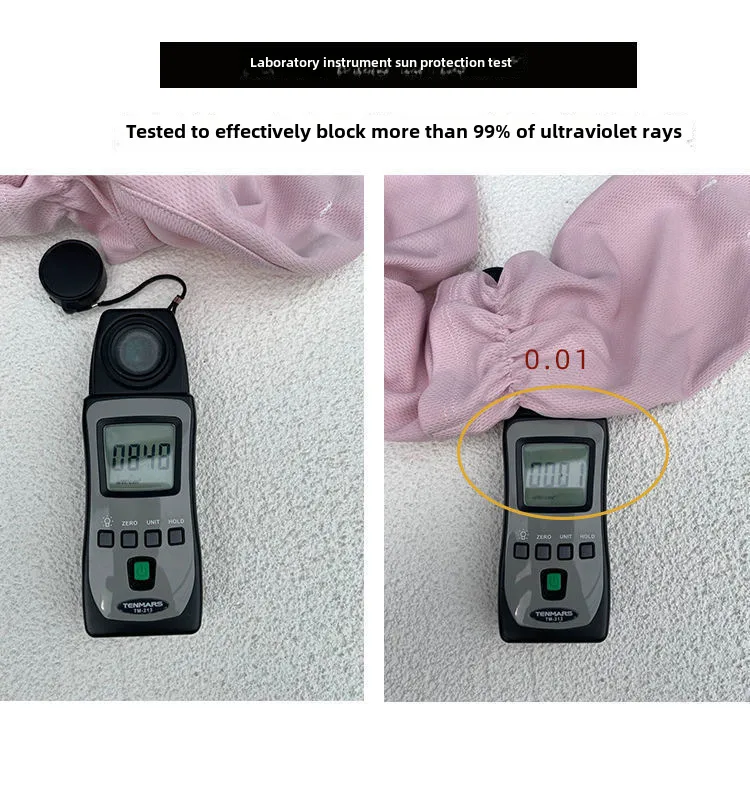 Zhao Dengsheng Sunscreen Gloves Women's Summer Outdoor Sports Non-slip Exposure Finger Touch Screen Flip Cover Ice Silk Thin Riding Gloves display picture 4