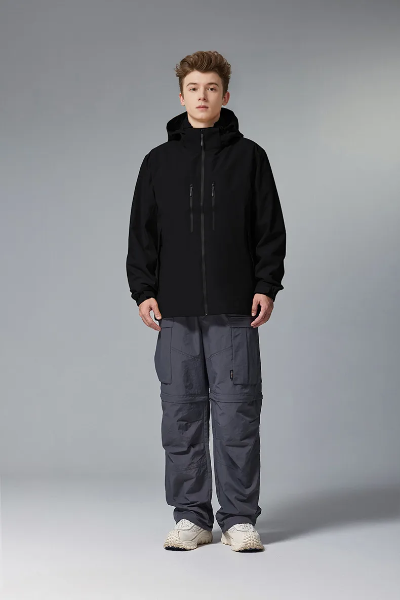 INF Men's Wear | Three-in-One Heat Sealing Charge Clothes  Autumn And Winter New Teflon Grade Four Waterproof Jacket Coat display picture 10