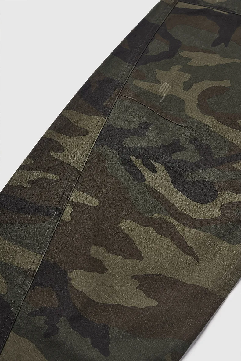 Jie Zhan Men's Wear | Camouflage Machete Pants For Autumn And Winter  New American Street Workwear Cotton Loose Wide Leg Pants display picture 3