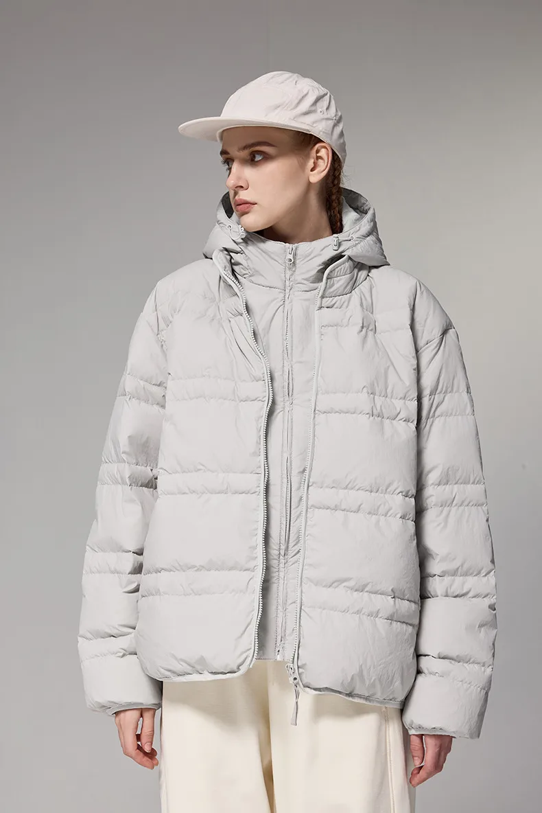 INF Men's | 3M Water-repellent Removable Down  Fall/Winter New Street Tide Warm Loose Jacket Coat Men display picture 2