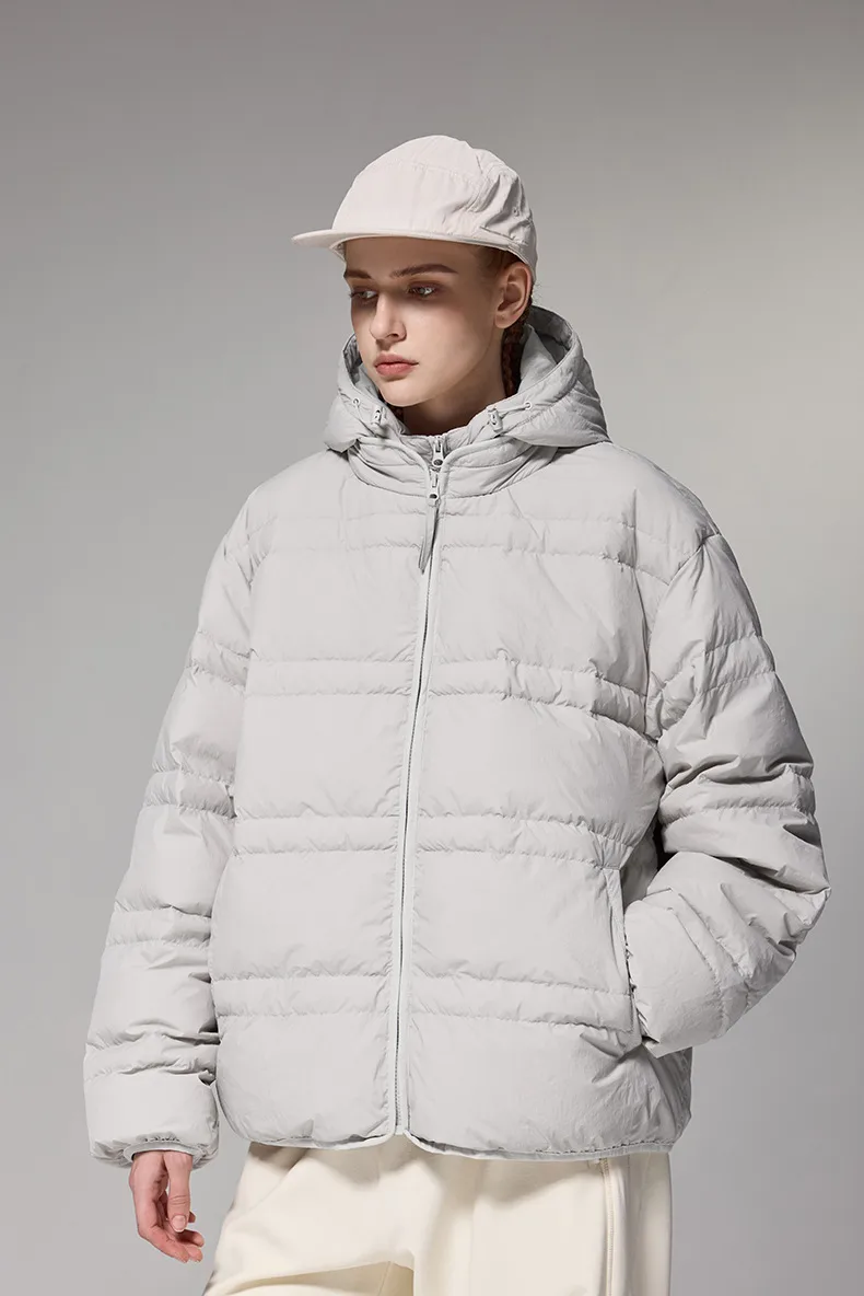 INF Men's | 3M Water-repellent Removable Down  Fall/Winter New Street Tide Warm Loose Jacket Coat Men display picture 3