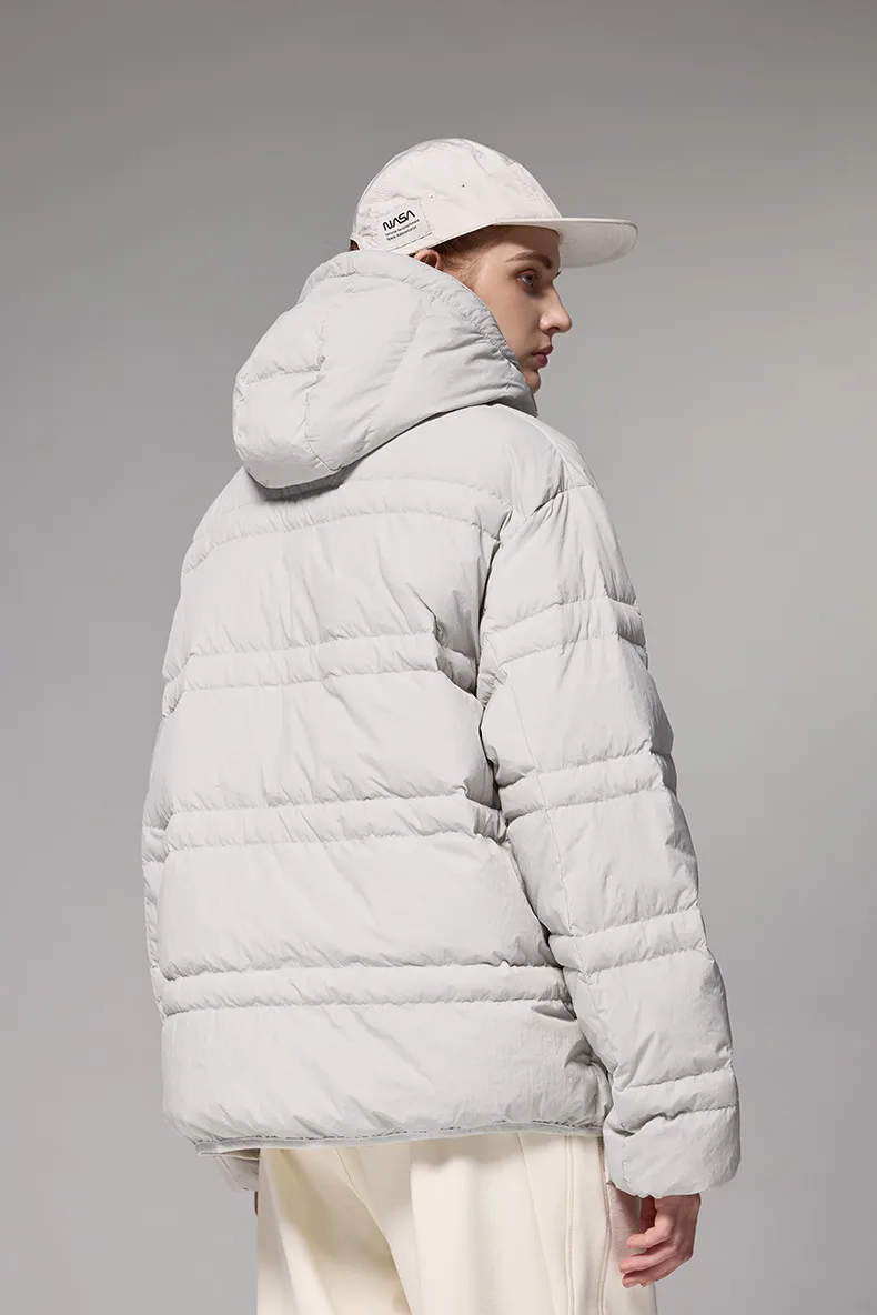 INF Men's | 3M Water-repellent Removable Down  Fall/Winter New Street Tide Warm Loose Jacket Coat Men display picture 4