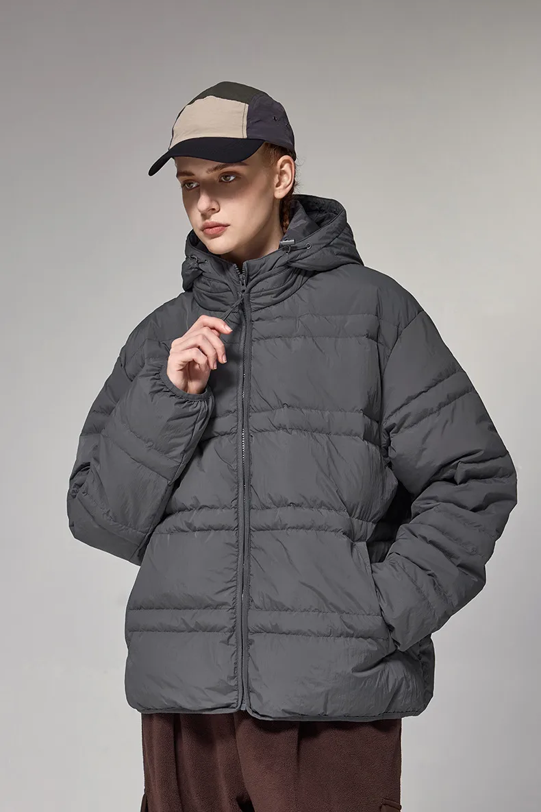 INF Men's | 3M Water-repellent Removable Down  Fall/Winter New Street Tide Warm Loose Jacket Coat Men display picture 8