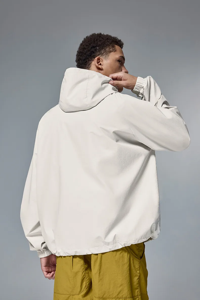 Inf Men's Wear | Cordura ® Jacket  Autumn And Winter Trendy Brand Plastic Pocket Waterproof Zipper Hooded Jacket display picture 2