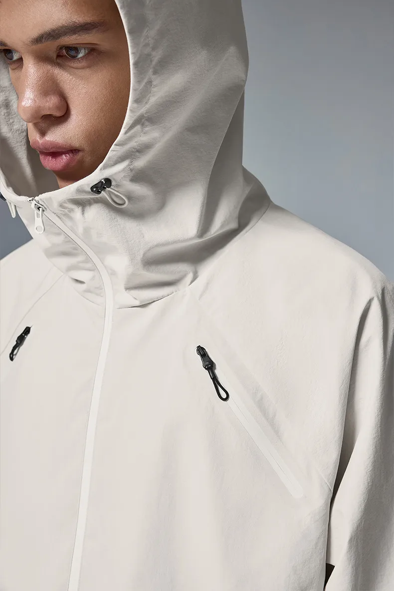 Inf Men's Wear | Cordura ® Jacket  Autumn And Winter Trendy Brand Plastic Pocket Waterproof Zipper Hooded Jacket display picture 3