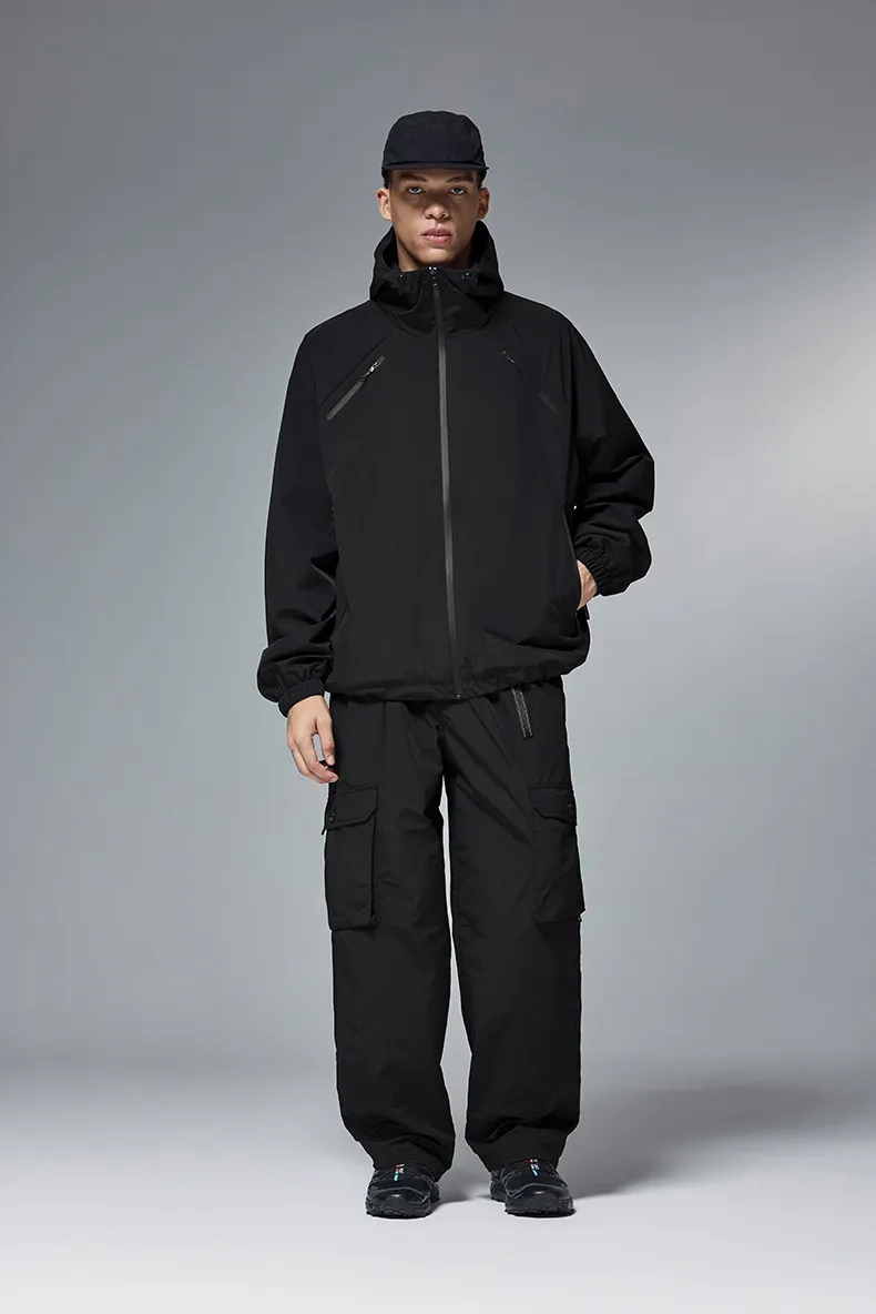 Inf Men's Wear | Cordura ® Jacket  Autumn And Winter Trendy Brand Plastic Pocket Waterproof Zipper Hooded Jacket display picture 6