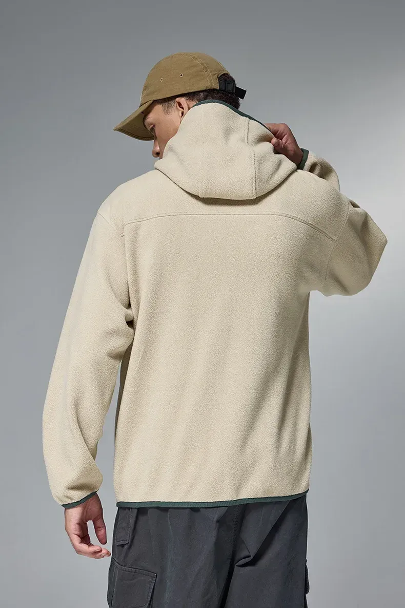 ABS Men's Clothing | Constant Temperature Polar Fleece High Collar Sweater  Autumn And Winter New Fashion Brand Outdoor Sports Warm Jacket display picture 14