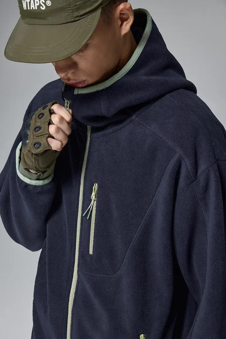 ABS Men's Clothing | Constant Temperature Polar Fleece High Collar Sweater  Autumn And Winter New Fashion Brand Outdoor Sports Warm Jacket display picture 20