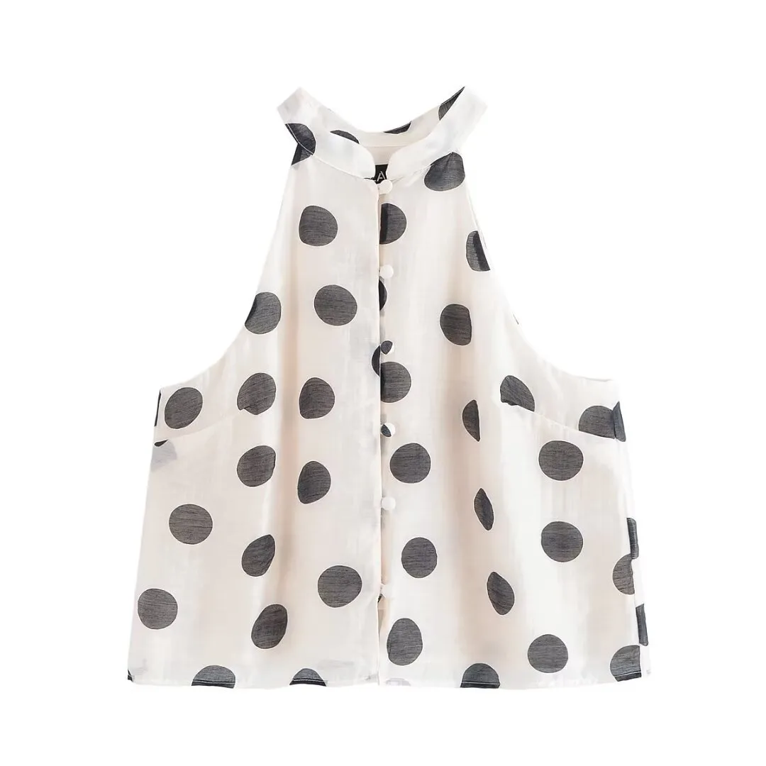 Holiday Selfie Street Women's Streetwear Round Dots Polyester Shorts Co-ord Set Shorts Sets display picture 2
