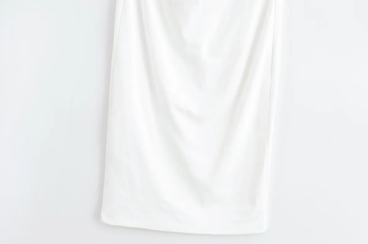 Women's Sheath Dress Elegant Streetwear Halter Neck Sleeveless Solid Color Maxi Long Dress Holiday Street display picture 9