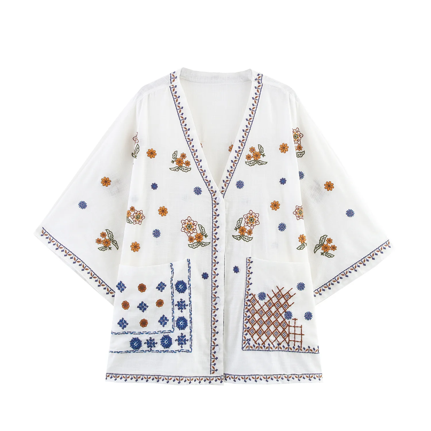 Women's Blouse Long Sleeve Blouses Elegant Streetwear Embroidery display picture 1