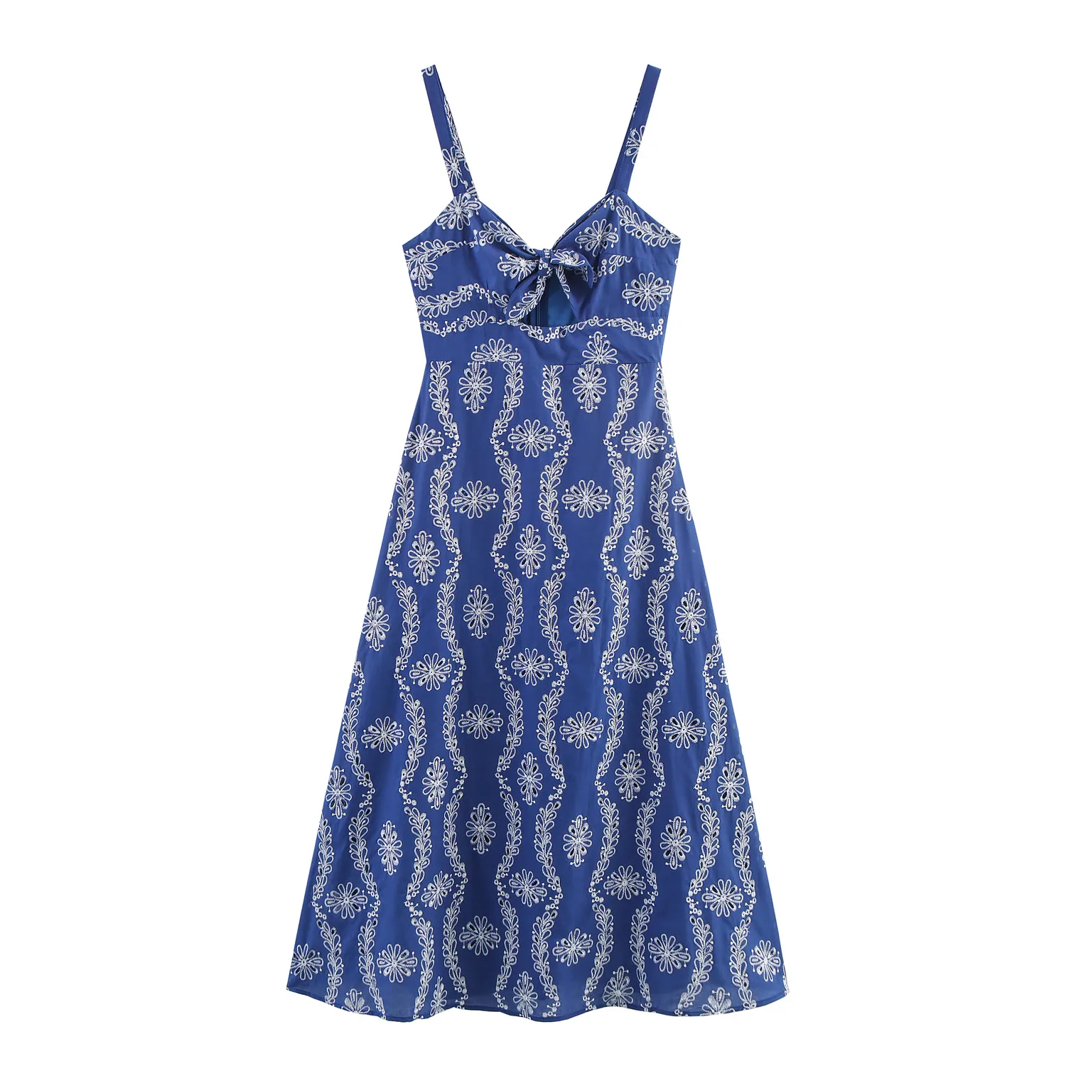 Women's Sheath Dress Elegant Streetwear Strap Sleeveless Printing Midi Dress Selfie display picture 1