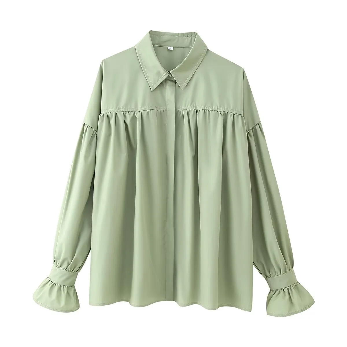 Women's Blouse Long Sleeve Blouses Elegant Solid Color display picture 6