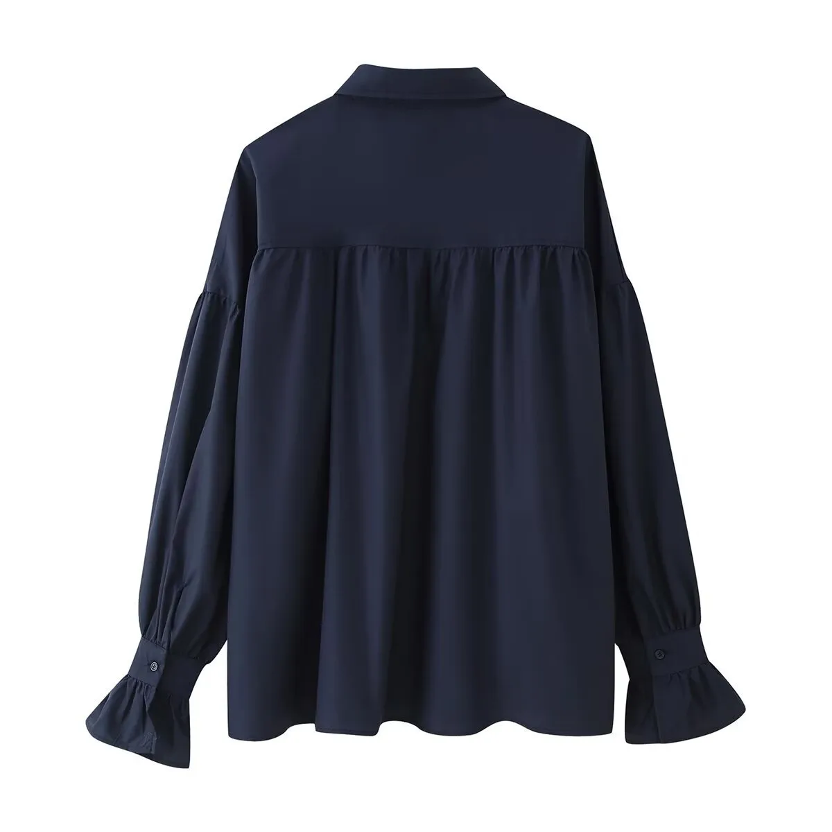 Women's Blouse Long Sleeve Blouses Elegant Solid Color display picture 5