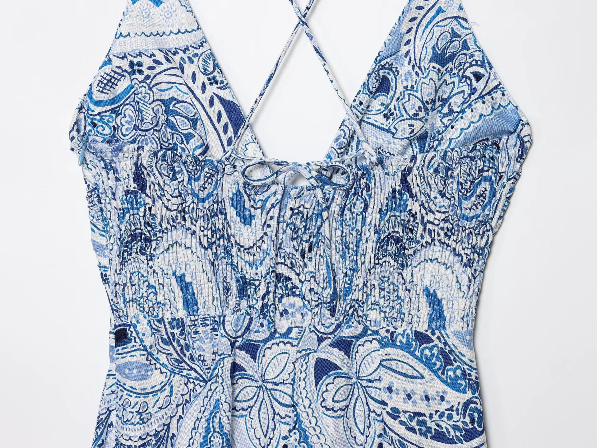Women's Strap Dress Elegant Streetwear Strap Sleeveless Printing Maxi Long Dress Holiday Daily Selfie display picture 3