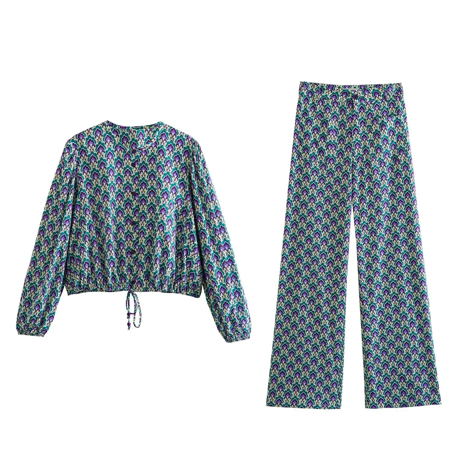 Banquet Selfie Women's Casual Elegant Streetwear Printing Polyester Pant Co-ord Set Shorts Sets display picture 1