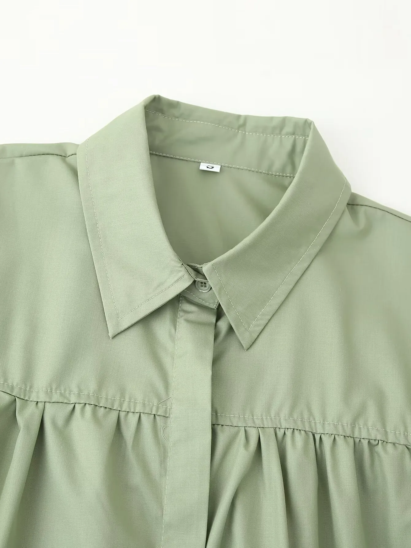 Women's Blouse Long Sleeve Blouses Elegant Solid Color display picture 13