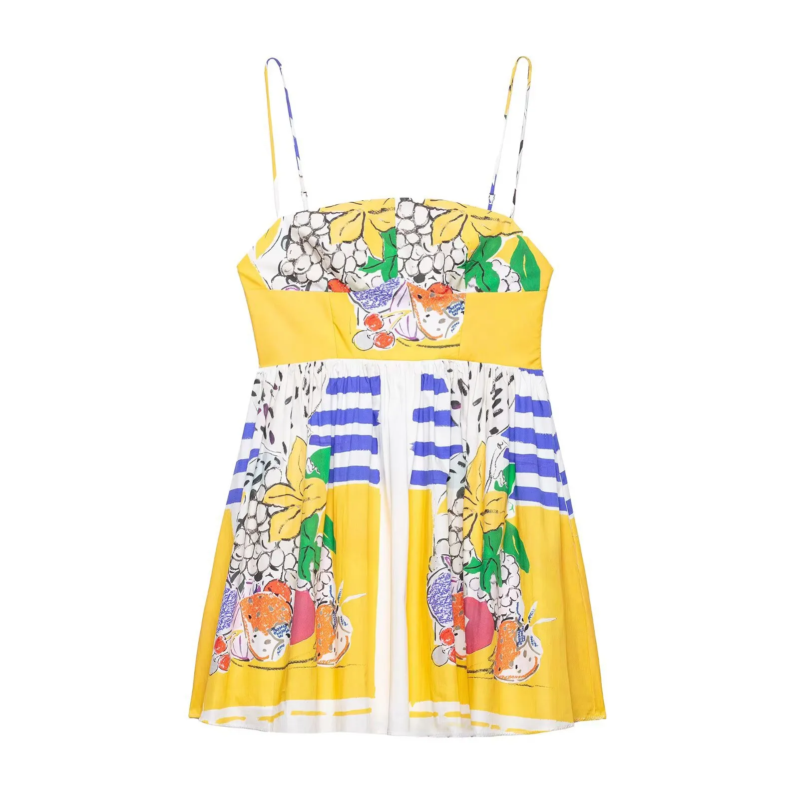 Women's Printing Elegant Streetwear Strap Sleeveless Printing Above Knee Banquet Selfie display picture 1