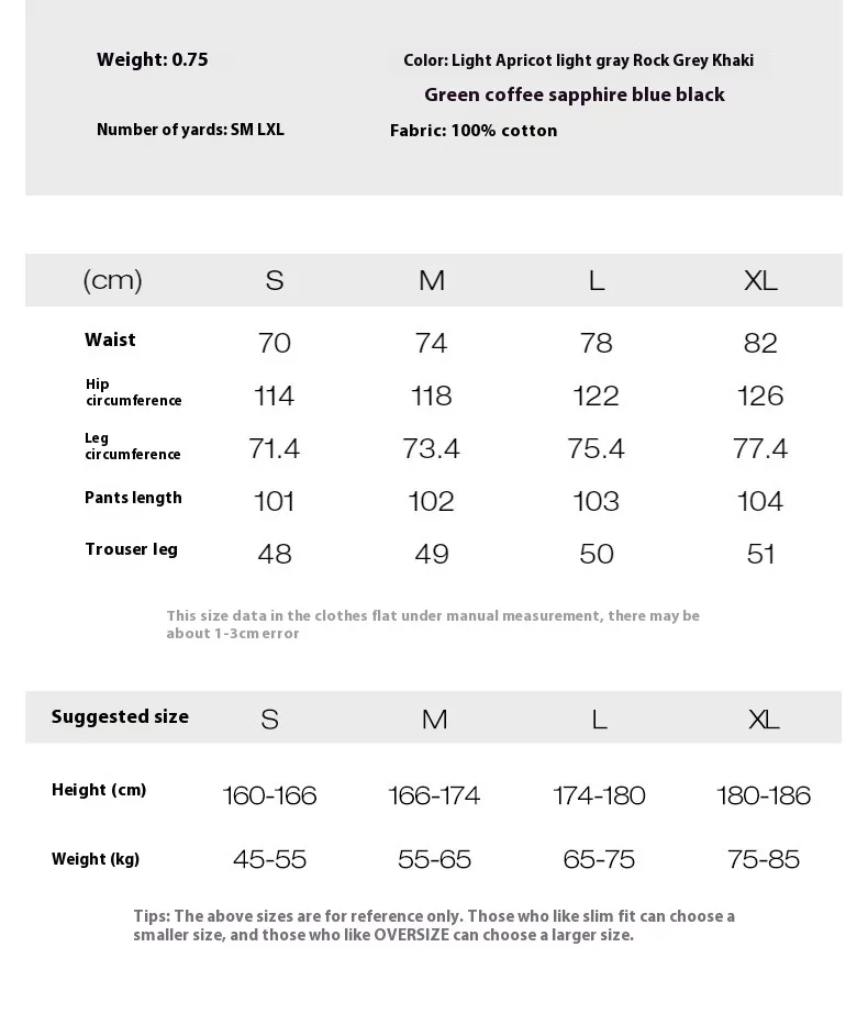 INF Men's Wear | Asut Dye Thick Dense Stereo Bag Coulter Pants  Fall/Winter New Retro Casual Straight Leg Pants display picture 1