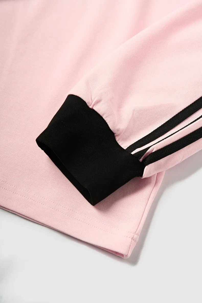 INF Men's | Sporty Chic Lapel Long Sleeve T-shirt  Fall/Winter Fashion Brand New Retro Sports Long T display picture 11
