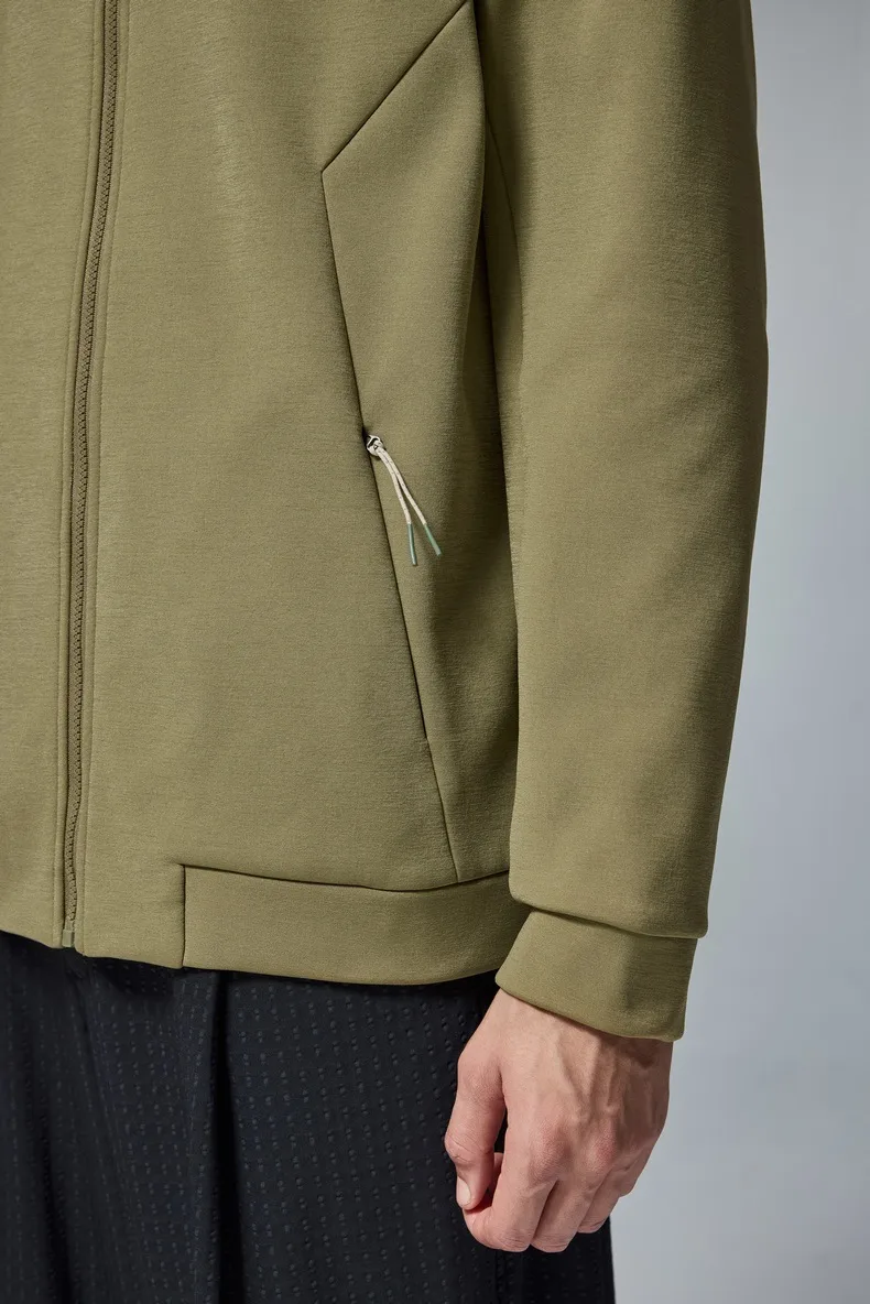 INF Men's | Hydrogen Four-sided Elastic Splicing High Collar Coat  Fall/Winter New Fashion Brand Vertical Collar Fleece Coat Men display picture 8