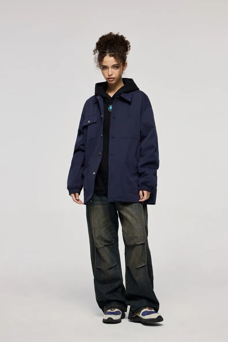 INF Men's | Stretch Lapel Detroit Workwear Jacket Jacket  Fall/Winter New Fashion Brand Wrinkle Resistant Jacket Men display picture 9