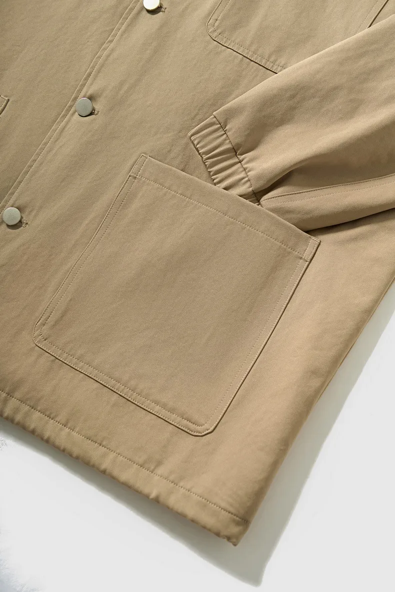 INF Men's | Stretch Lapel Detroit Workwear Jacket Jacket  Fall/Winter New Fashion Brand Wrinkle Resistant Jacket Men display picture 14