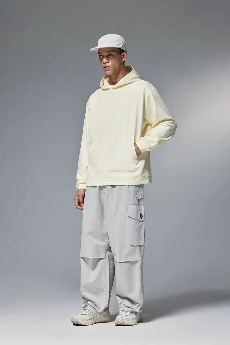 INF Men's Wear | Hydrogen Four-Sided Solid Color Hooded Wear New Fashion Brand 410g Fleece Jacket For Fall/Winter display picture 2