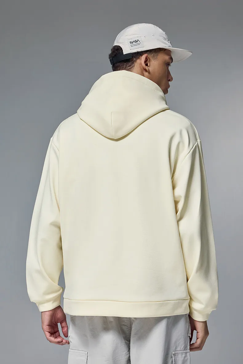 INF Men's Wear | Hydrogen Four-Sided Solid Color Hooded Wear New Fashion Brand 410g Fleece Jacket For Fall/Winter display picture 4