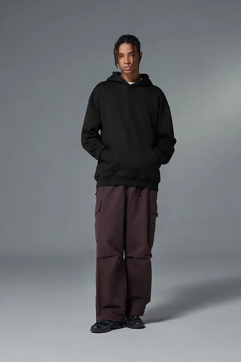INF Men's Wear | Flame One Velvet Hooded Wear  Fall/Winter New Five-in-One Functional Loose Casual Top display picture 10