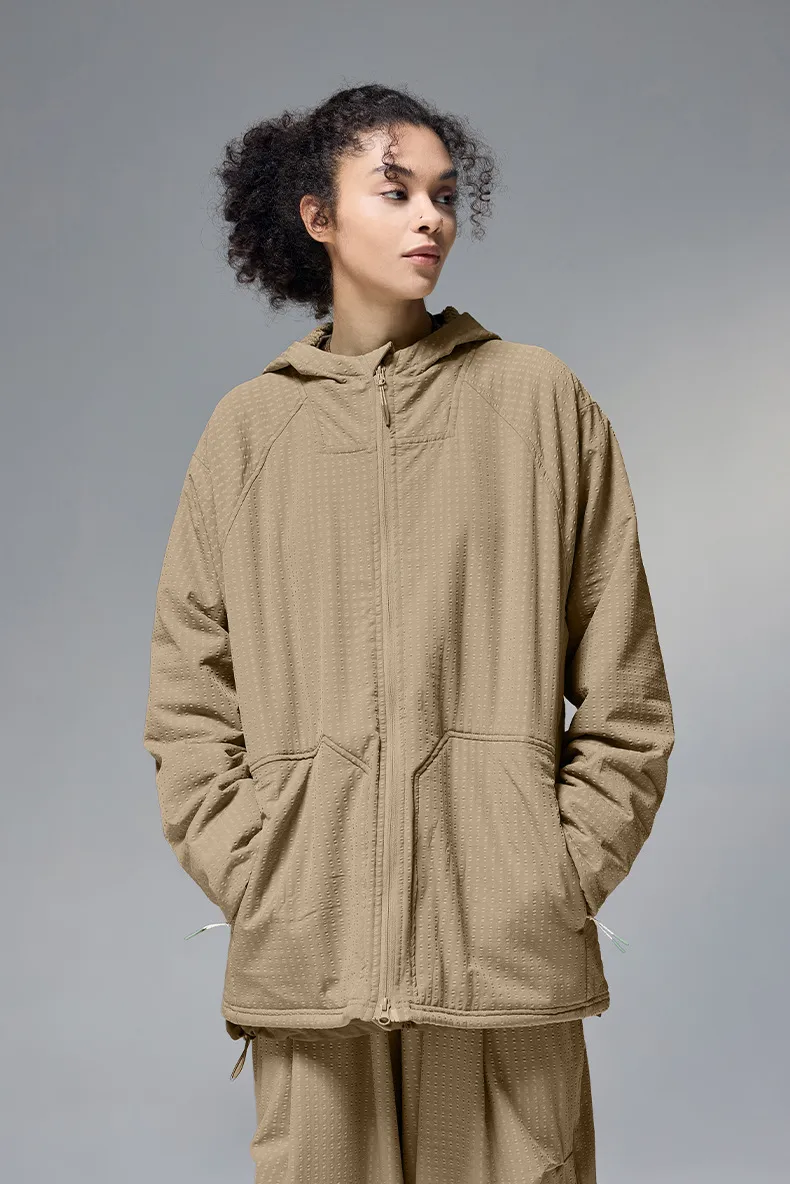 INF Men's Wear | Grid Velvet Sports Suit  Fall/Winter New Lulu Ping For Hooded Casual Suit Couple display picture 6