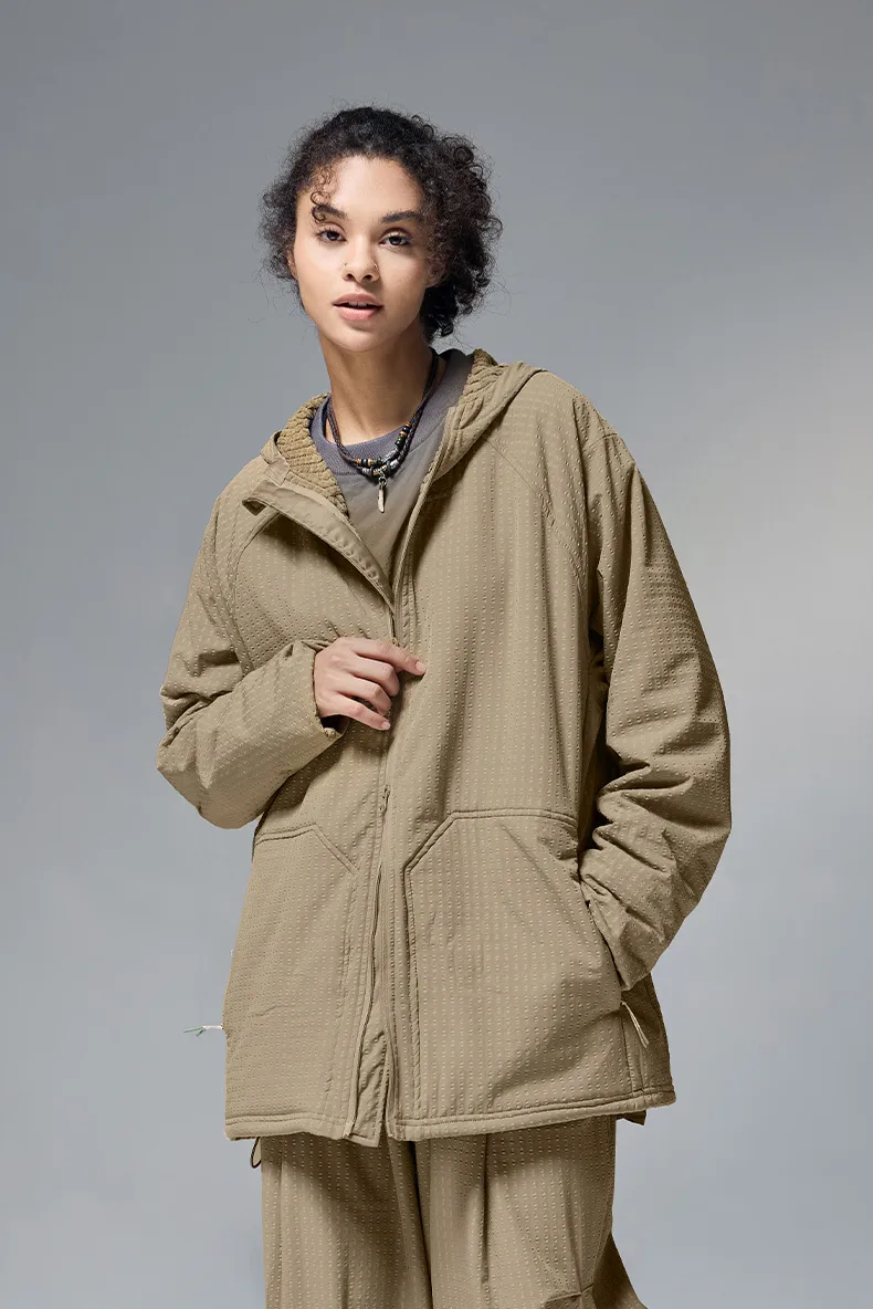 INF Men's Wear | Grid Velvet Sports Suit  Fall/Winter New Lulu Ping For Hooded Casual Suit Couple display picture 7
