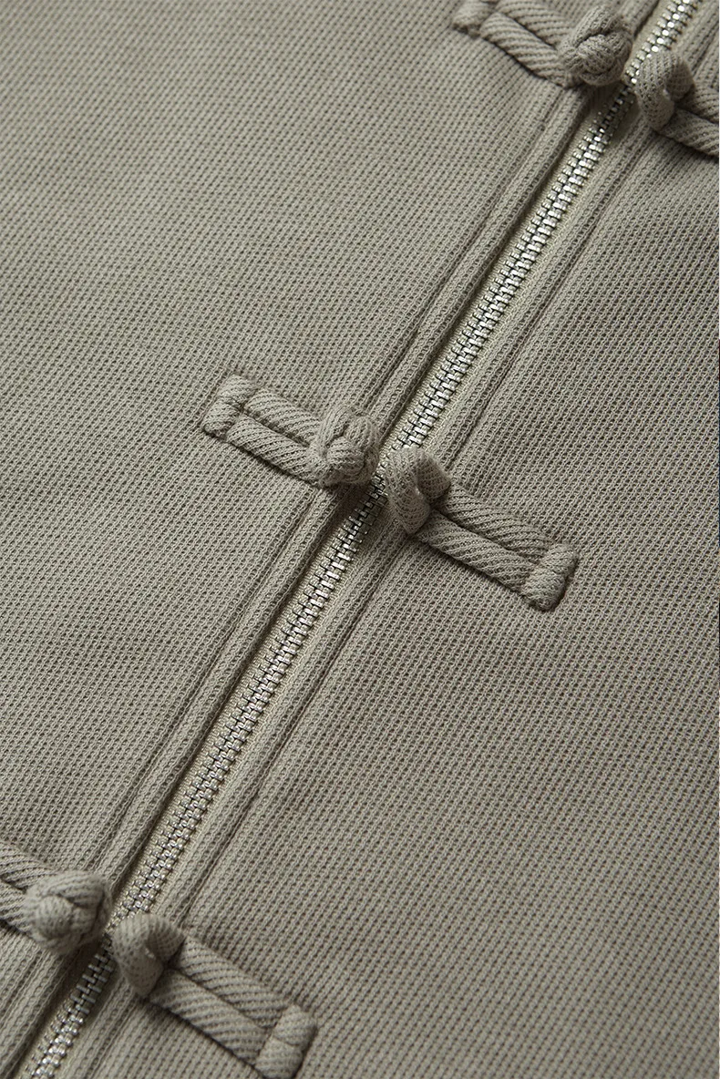 INF Men's Wear | 410g New Chinese Fleece Zipper Hooded Wear New Buckle Coat Jacket For Fall/Winter display picture 25
