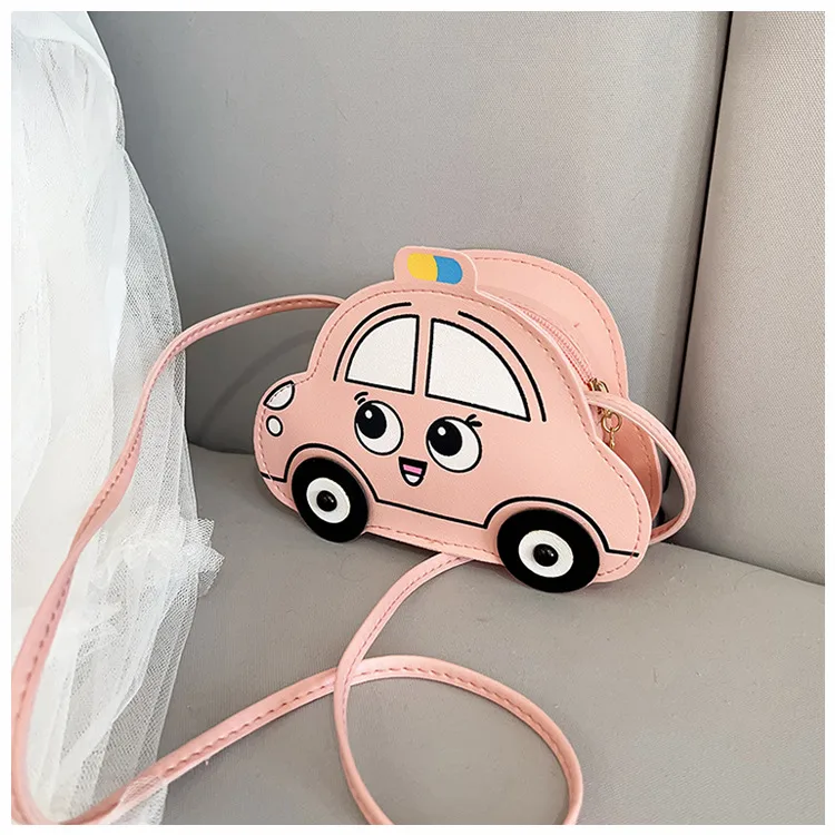 New Children's Bag Cartoon Cute Car Shoulder Crossbody Bag Boys And Girls Fashionable Coin Accessory Bag display picture 8