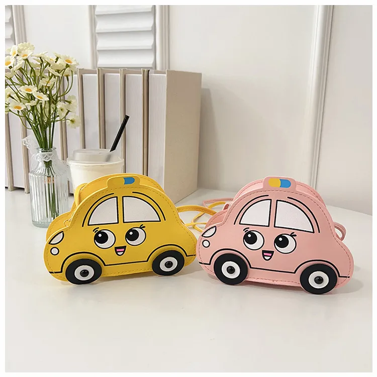 New Children's Bag Cartoon Cute Car Shoulder Crossbody Bag Boys And Girls Fashionable Coin Accessory Bag display picture 24