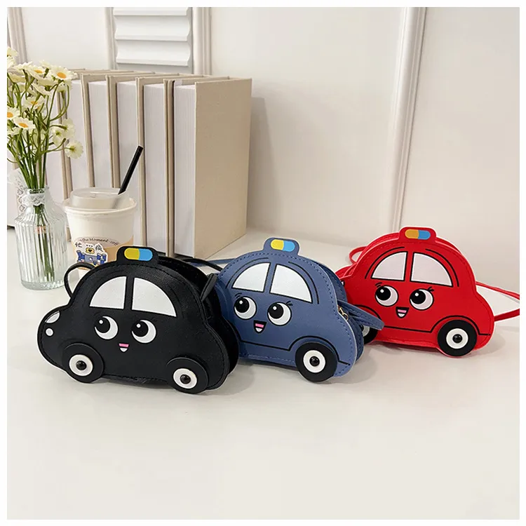 New Children's Bag Cartoon Cute Car Shoulder Crossbody Bag Boys And Girls Fashionable Coin Accessory Bag display picture 25