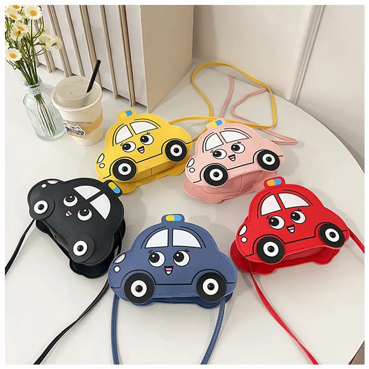 New Children's Bag Cartoon Cute Car Shoulder Crossbody Bag Boys And Girls Fashionable Coin Accessory Bag display picture 26